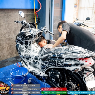 RỬA XE SIÊU SẠCH TẠI N2O