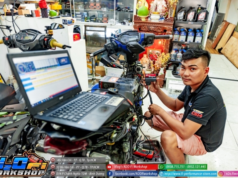 N2O NƠI NÂNG CẤP ĐỘNG CƠ , LÀM MÁY XE CHUYÊN NGHIỆP