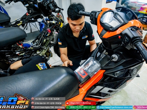 LÊN CÁC DÒNG ECU APITECH, UMA M5, ARACER, ATE ....ĐỘ TẠI N2O FI WORKSHOP