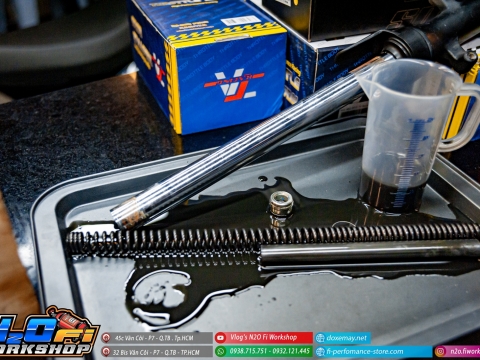 N2O LÀ NƠI  BẢO DƯỠNG , PHỤC HỒI  & NÂNG CẤP KIT PHUỘC TRƯỚC CHUYÊN NGHIỆP