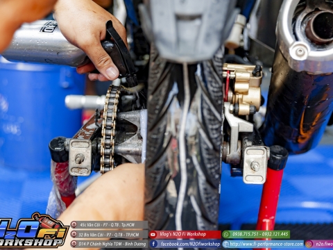 RỬA XE SIÊU SẠCH TẠI N2O
