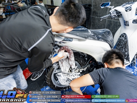 RỬA XE SIÊU SẠCH TẠI N2O