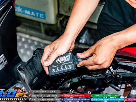 LÊN CÁC DÒNG ECU APITECH, UMA M5, ARACER, ATE ....ĐỘ TẠI N2O FI WORKSHOP