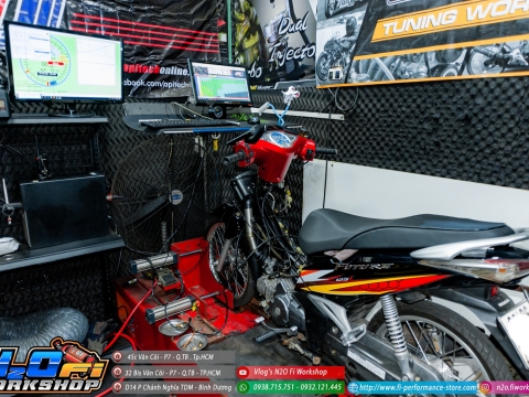 N2O LÀ NƠI CANH CHỈNH DYNO CHUYÊN NGHIỆP, LUÔN LÀM HÀI LÒNG KHÁCH HÀNG