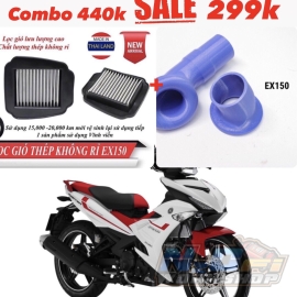 Combo Intake + Lọc Gió TA Exciter150